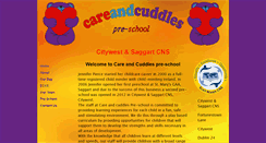 Desktop Screenshot of careandcuddles.net